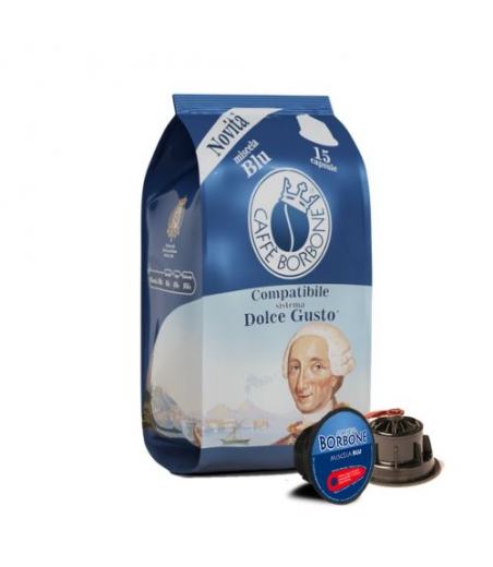 100 Capsule Caffè Borbone compatibili dolce gusto miscela BLU