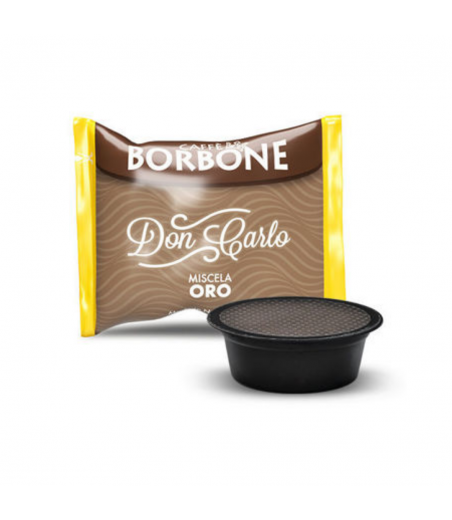 100 Capsule Caffè Borbone Don Carlo miscela Oro compatibili Lavazza A Modo Mio
