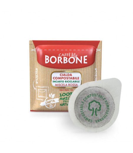 150 Cialde Caffè Borbone miscela rossa