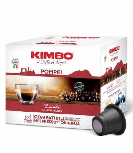 50 capsule caffè Kimbo NAPOLI compatibili Nespresso
