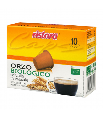 10 capsule Ristora Orzo biologico Nespresso