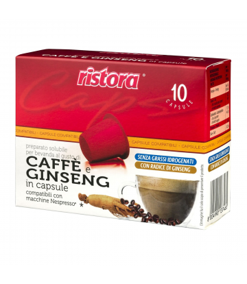 10 capsule ristore ginseng nespresso