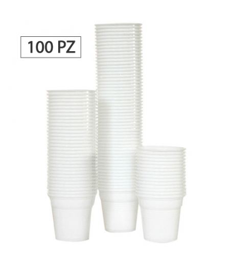 100 PZ BICCHIERI MONOUSO CAFFÈ