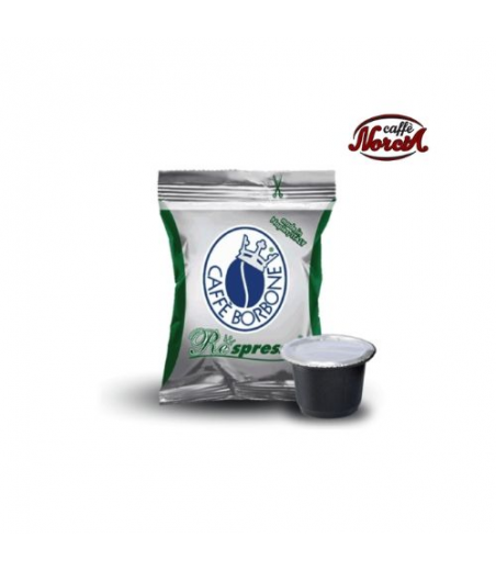 100 Capsule  Caffè Borbone Respresso miscela Dek compatibili Nespresso